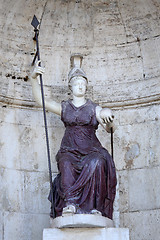Image showing Statue Dea Roma in Rome, Italy