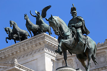 Image showing Monument for Victor Emenuel II, in Rome, Italy