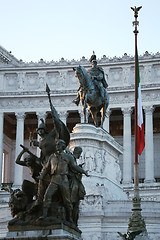 Image showing Vittorio Emanuele in Rome, Italy