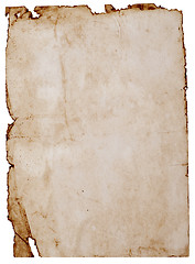 Image showing old stained  paper