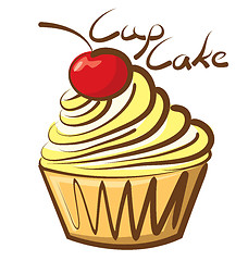 Image showing Vector Cupcake