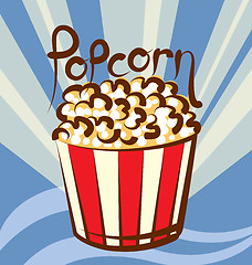 Image showing Vector Popcorn