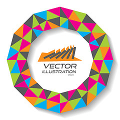 Image showing Vector illustration for design. 