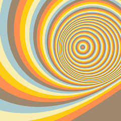 Image showing Abstract swirl background. Pattern with optical illusion. 