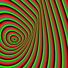 Image showing Pattern with optical illusion. Abstract background. Optical art.