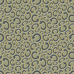 Image showing Seamless recycle background. Vector pattern.