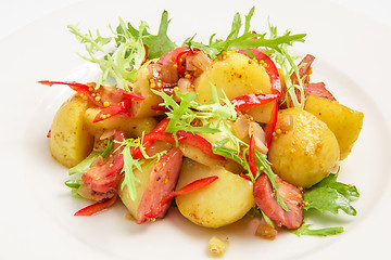 Image showing Potato with meat