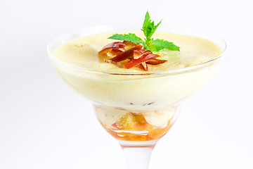 Image showing Tasty dessert - mousse