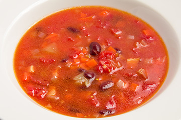 Image showing soup with beans
