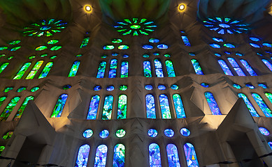 Image showing Church windows interior