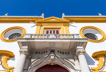 Image showing Bullring area in Seville