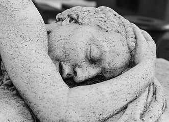 Image showing Old Cemetery statue