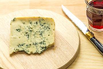 Image showing Blue french cheese