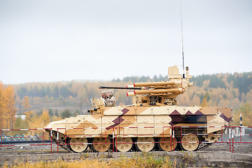 Image showing Tank Support Fighting Vehicle Terminator in motion