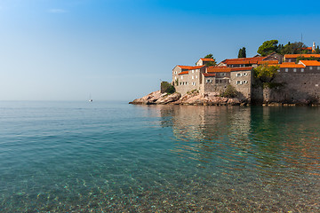 Image showing St. Stephan island in Montenegro