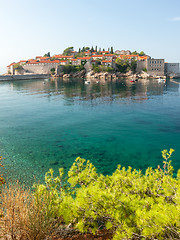 Image showing St. Stephan island in Montenegro