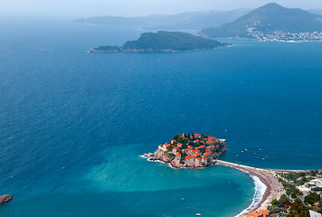 Image showing St. Stephan island in Montenegro