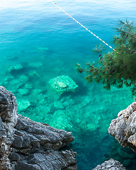 Image showing Beautiful Montenegro coast