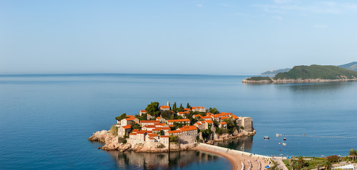 Image showing St. Stephan island in Montenegro