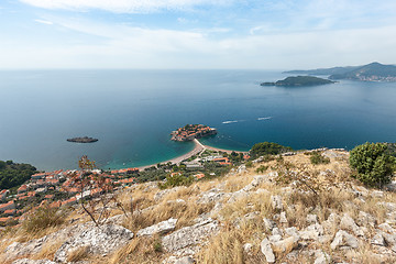 Image showing St. Stephan island in Montenegro