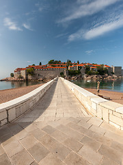 Image showing St. Stephan island in Montenegro