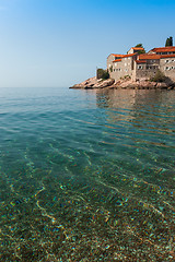 Image showing St. Stephan island in Montenegro