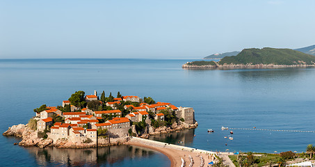 Image showing St. Stephan island in Montenegro