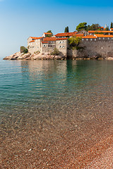 Image showing St. Stephan island in Montenegro