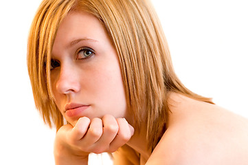 Image showing Bored Blonde