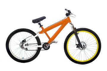 Image showing Orange bike