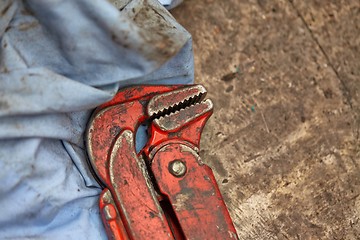 Image showing Spanner in a workshop