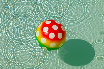 Image showing Ball in the water