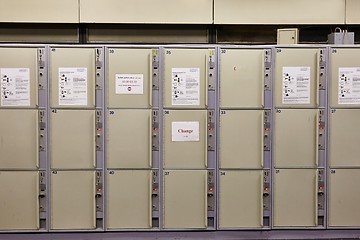 Image showing Lockers