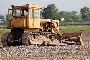 Image showing Old Dozer