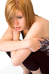 Image showing Sad girl