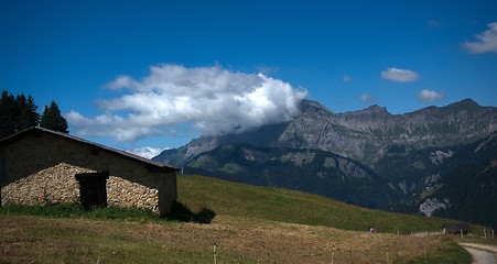 Image showing Mountain landscape in Alps