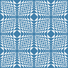 Image showing Abstract geometric background. Seamless wavy pattern.