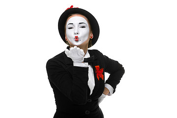 Image showing Portrait of the mime