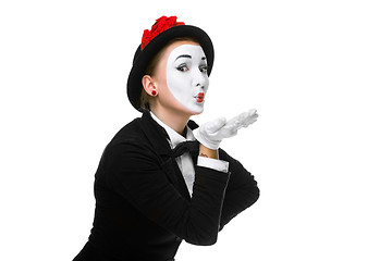 Image showing Portrait of the mime