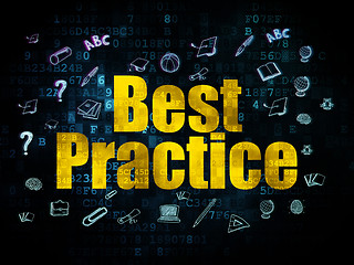 Image showing Education concept: Best Practice on Digital background