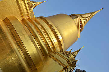 Image showing Golden pagoda in Grand Palace, Bangkok