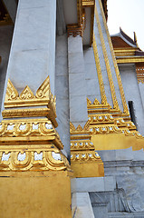 Image showing Golden pagoda in Grand Palace, Bangkok