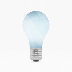 Image showing Lightbulb idea symbol. 3d vector illustration. 