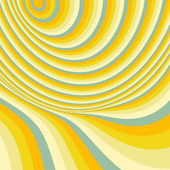 Image showing Pattern with optical illusion. Abstract background. Optical art.