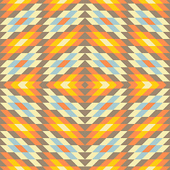 Image showing Seamless geometric background. Mosaic. 