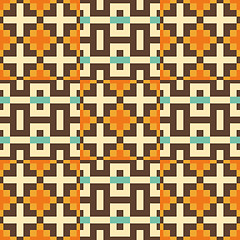 Image showing Seamless pattern. Mosaic. 