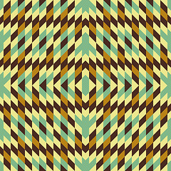 Image showing Seamless geometric background. Mosaic. 