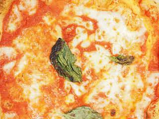 Image showing Margherita pizza background