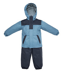 Image showing Childrens snowsuit fall