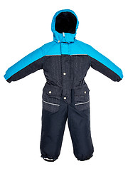 Image showing Childrens snowsuit fall